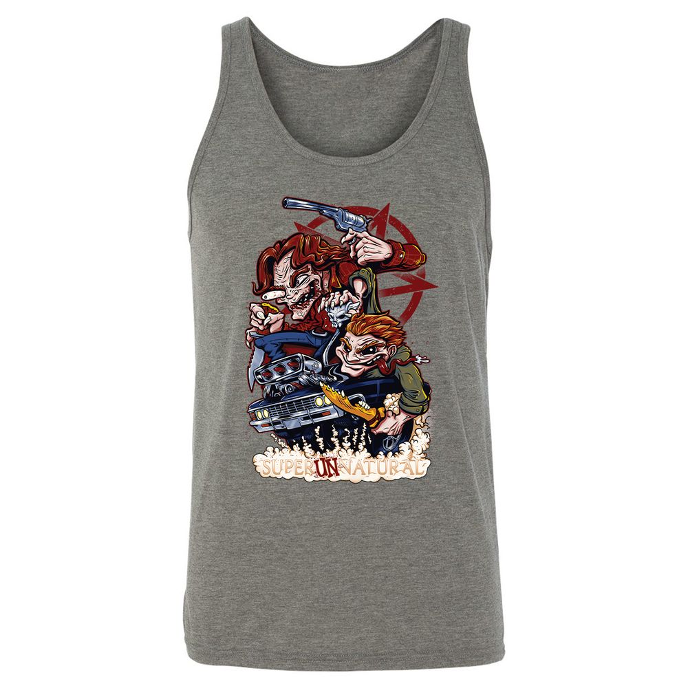 Unisex Jersey Tank - YNQJDCC6 - Grey Triblend - 8