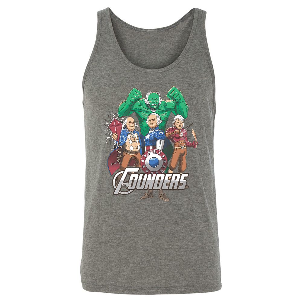 Unisex Jersey Tank - UZ7X5ABK - Grey Triblend - 8