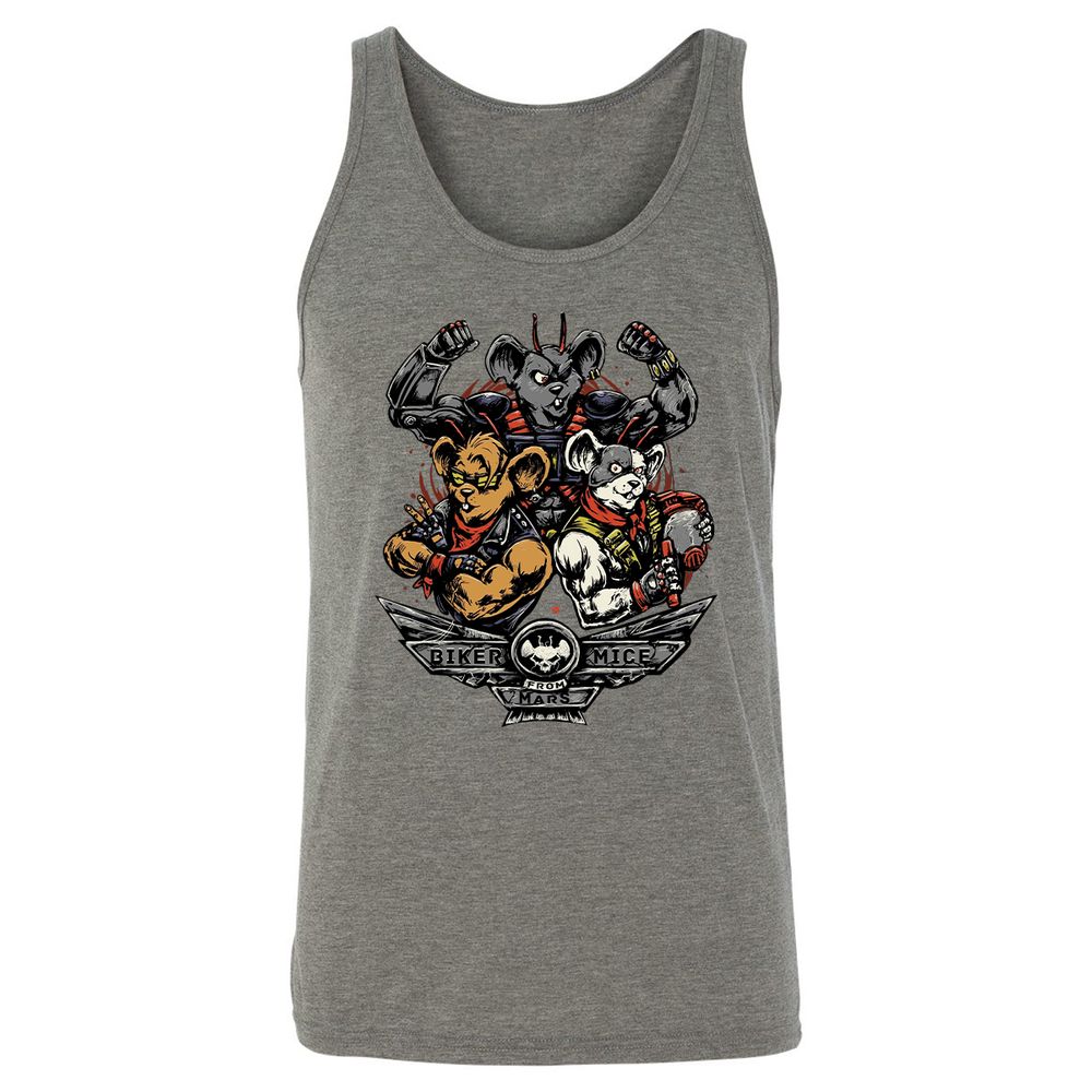 Unisex Jersey Tank - YUWTDX31 - Grey Triblend - 8