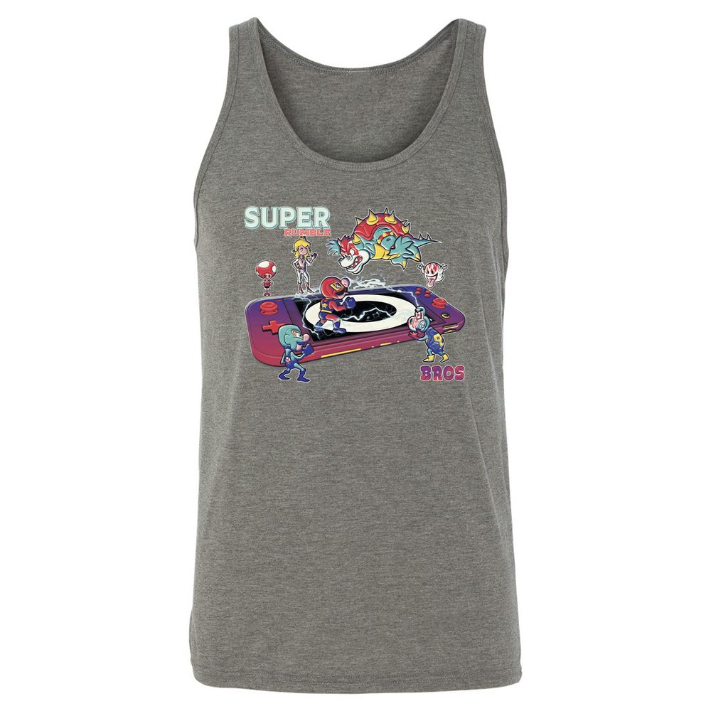Unisex Jersey Tank - 8W18JUS4 - Grey Triblend - 8