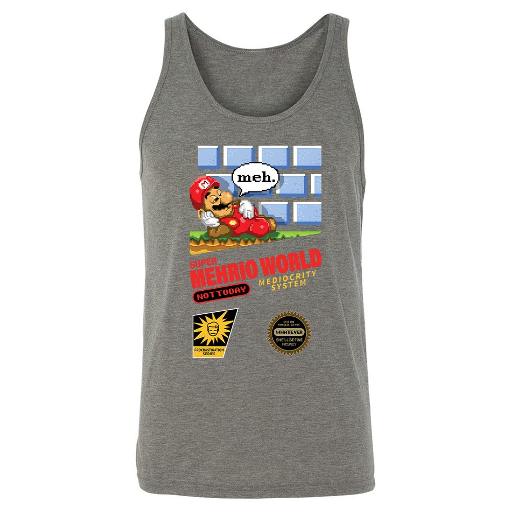 Unisex Jersey Tank - HPWHATG9 - Grey Triblend - 8