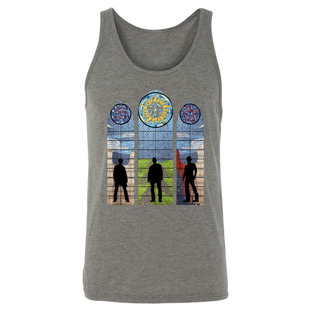 Unisex Jersey Tank - RPSEPZNS - Grey Triblend - 8