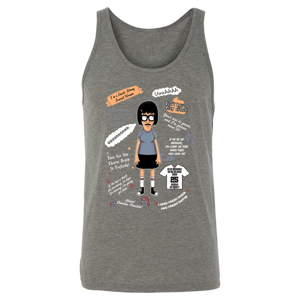 Unisex Jersey Tank - 9X2QMVES - Grey Triblend - 8