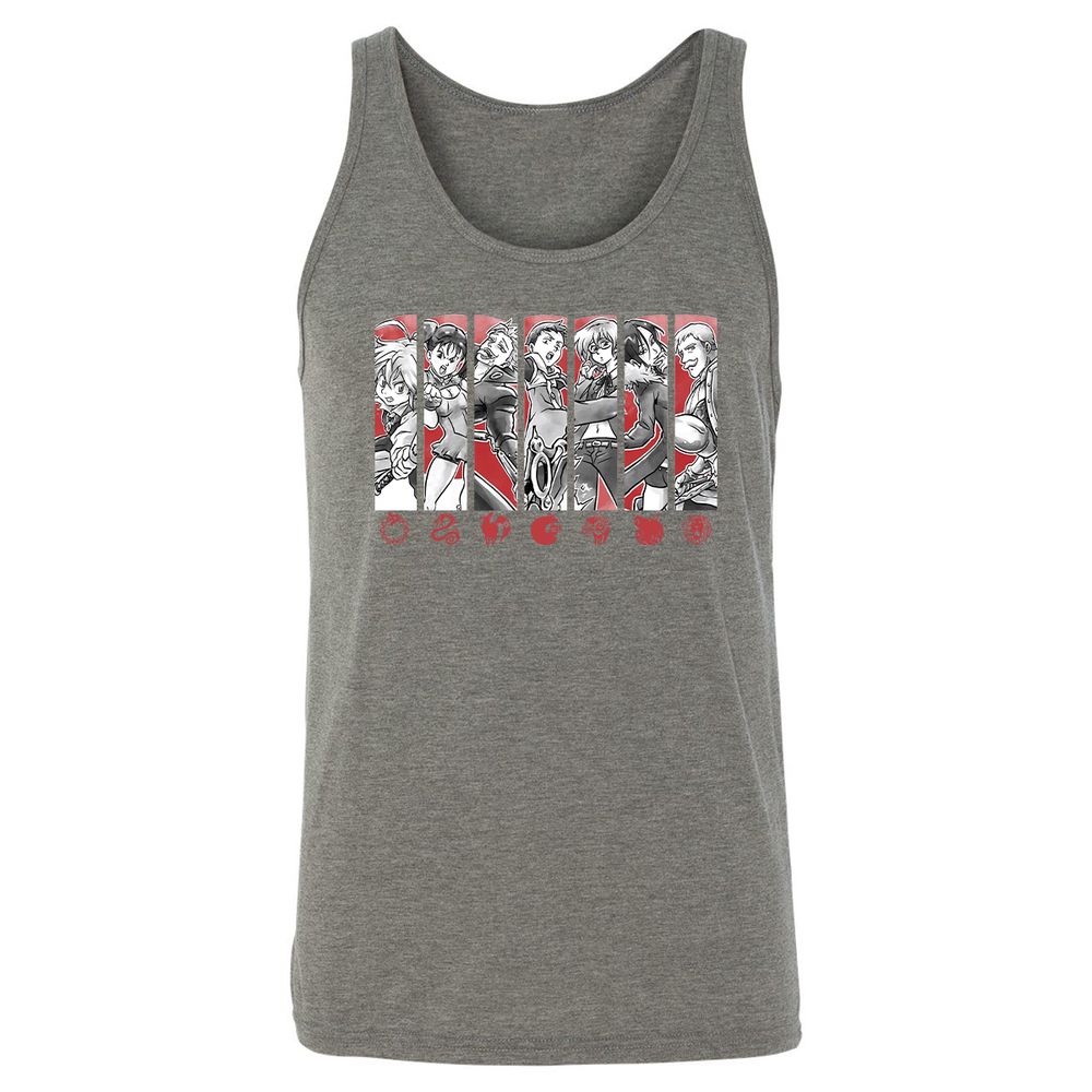 Unisex Jersey Tank - B7HT5QTJ - Grey Triblend - 8