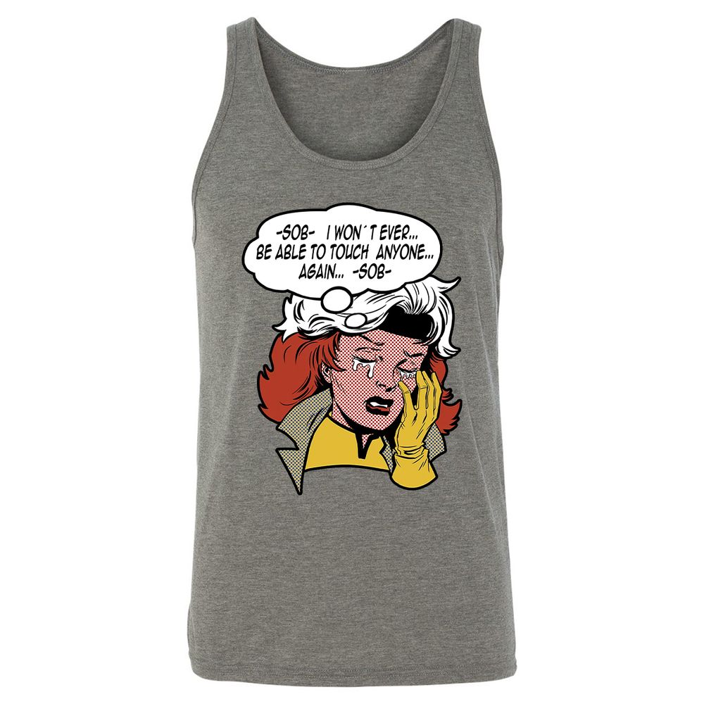 Unisex Jersey Tank - Q8T3K1LC - Grey Triblend - 8