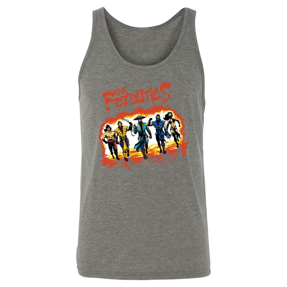 Unisex Jersey Tank - ANTRQSEK - Grey Triblend - 8