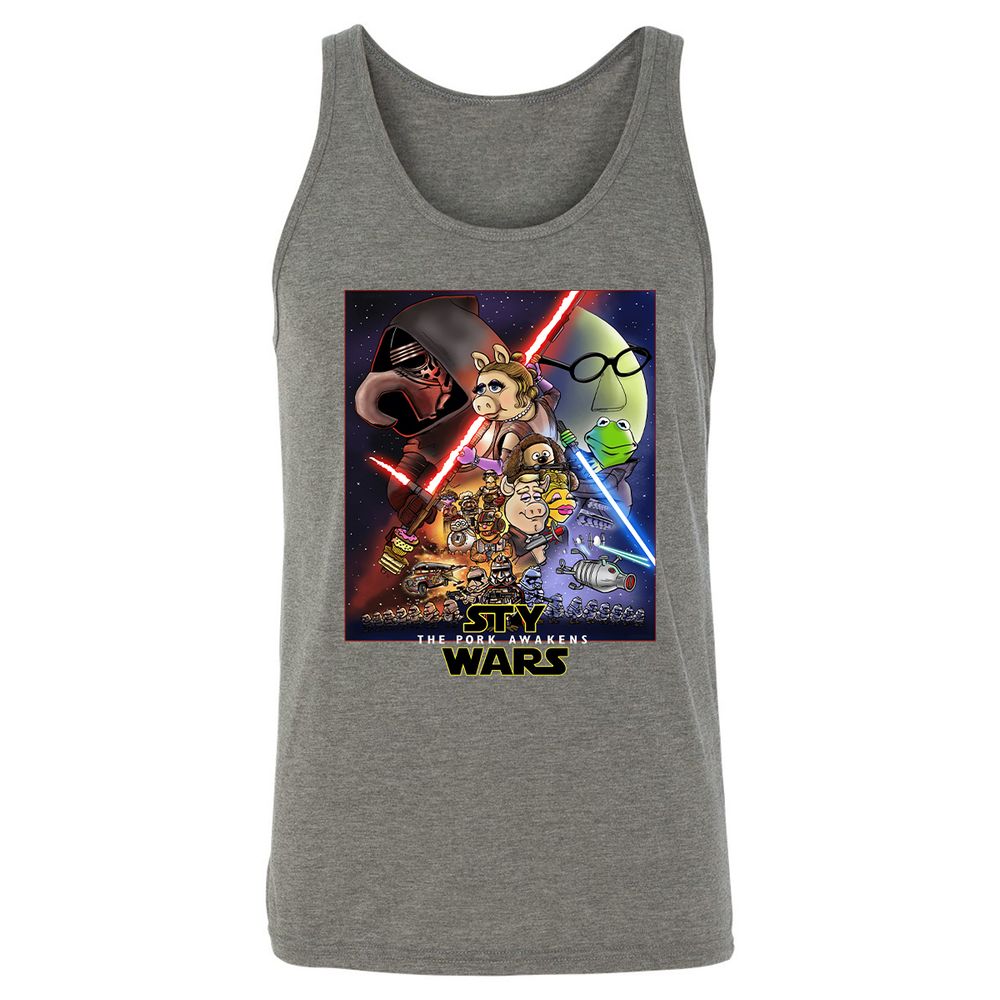 Unisex Jersey Tank - 7V4WMG58 - Grey Triblend - 8