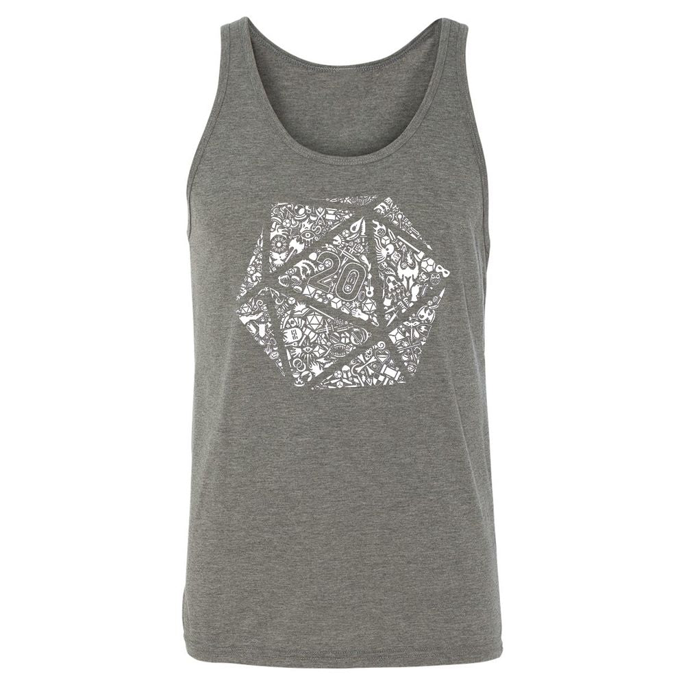 Unisex Jersey Tank - SCX7FN34 - Grey Triblend - 8
