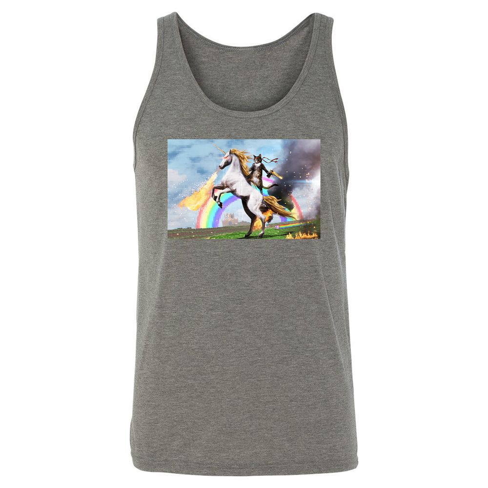 Unisex Jersey Tank - 44BVCE6S - Grey Triblend - 8