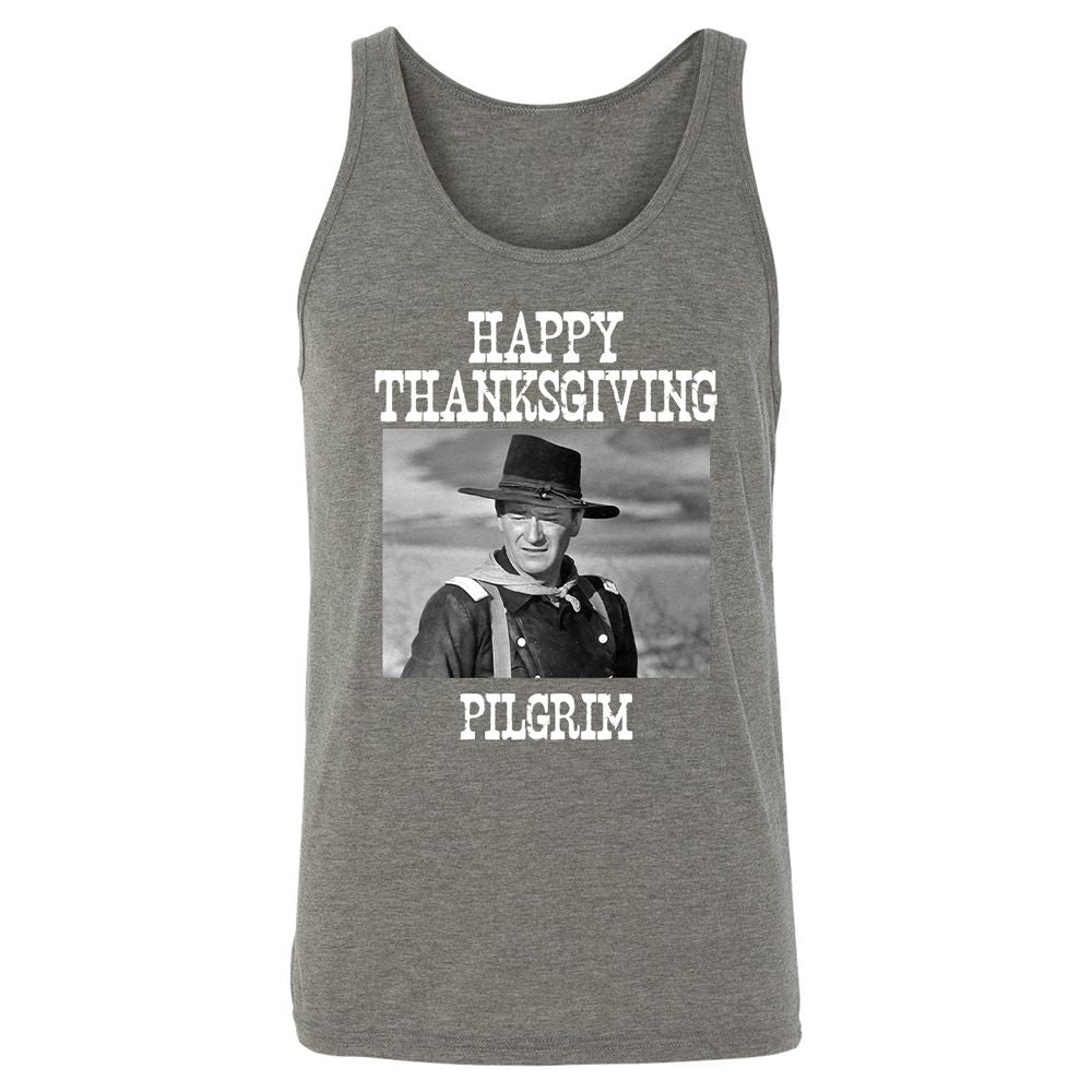 THANKSGIVING PILGRIM - Grey Triblend - 8