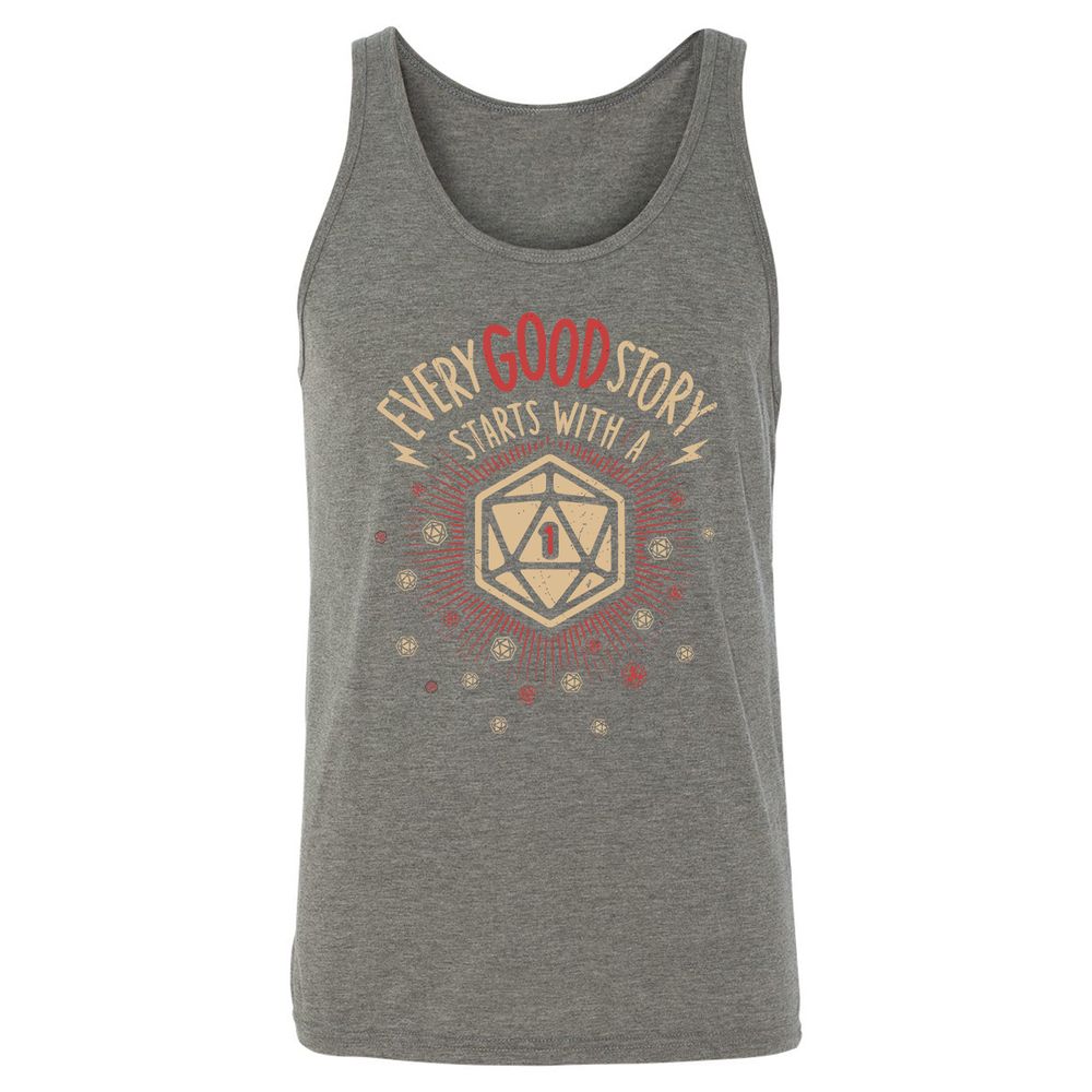 Unisex Jersey Tank - UVMMW9KT - Grey Triblend - 8