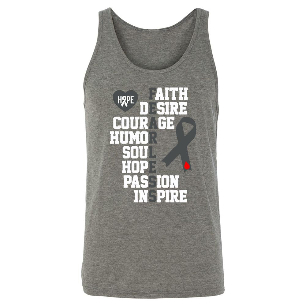 Unisex Jersey Tank - MN3RTFK1 - Grey Triblend - 8