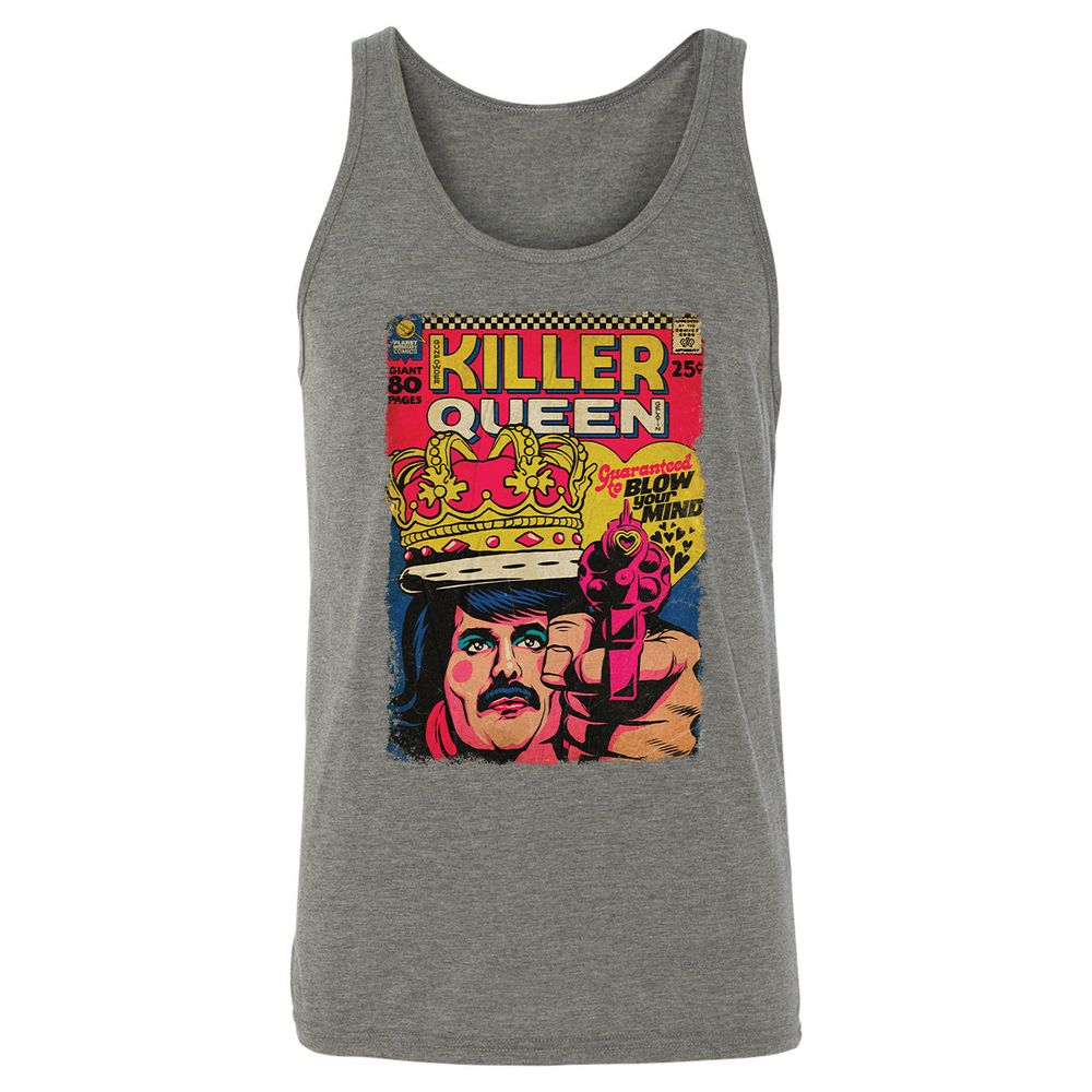 Unisex Jersey Tank - EU8N5HT6 - Grey Triblend - 8
