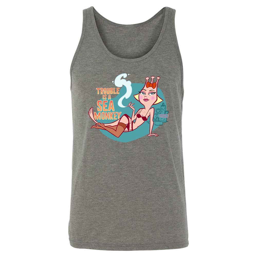 Unisex Jersey Tank - VS9D9TVT - Grey Triblend - 8