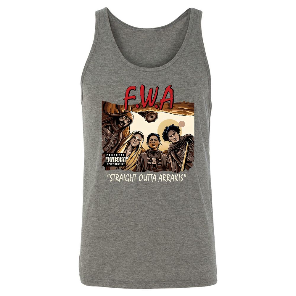 Unisex Jersey Tank - ZTXZQF6U - Grey Triblend - 8