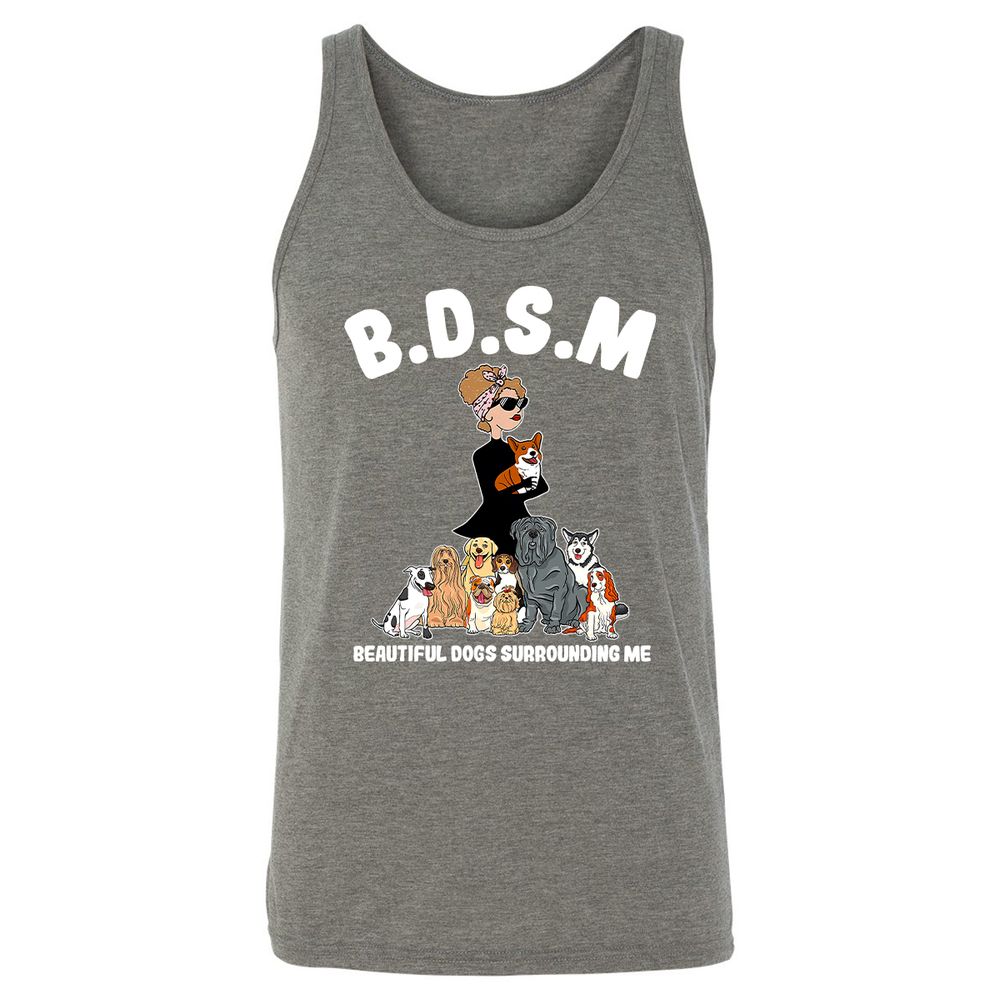 Unisex Jersey Tank - MHPVNNY7 - Grey Triblend - 8