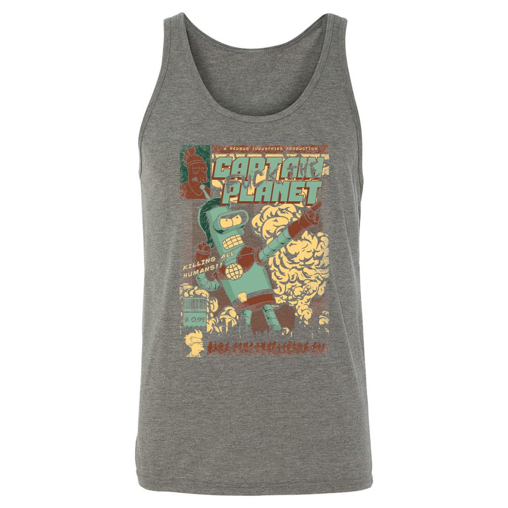 Unisex Jersey Tank - Z1LF8YAL - Grey Triblend - 8