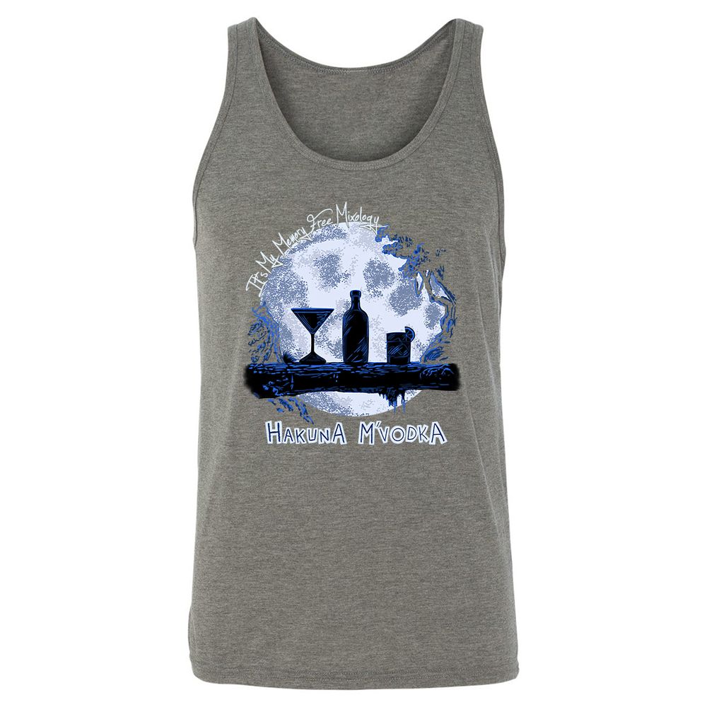 Unisex Jersey Tank - WNQPK3Q4 - Grey Triblend - 8
