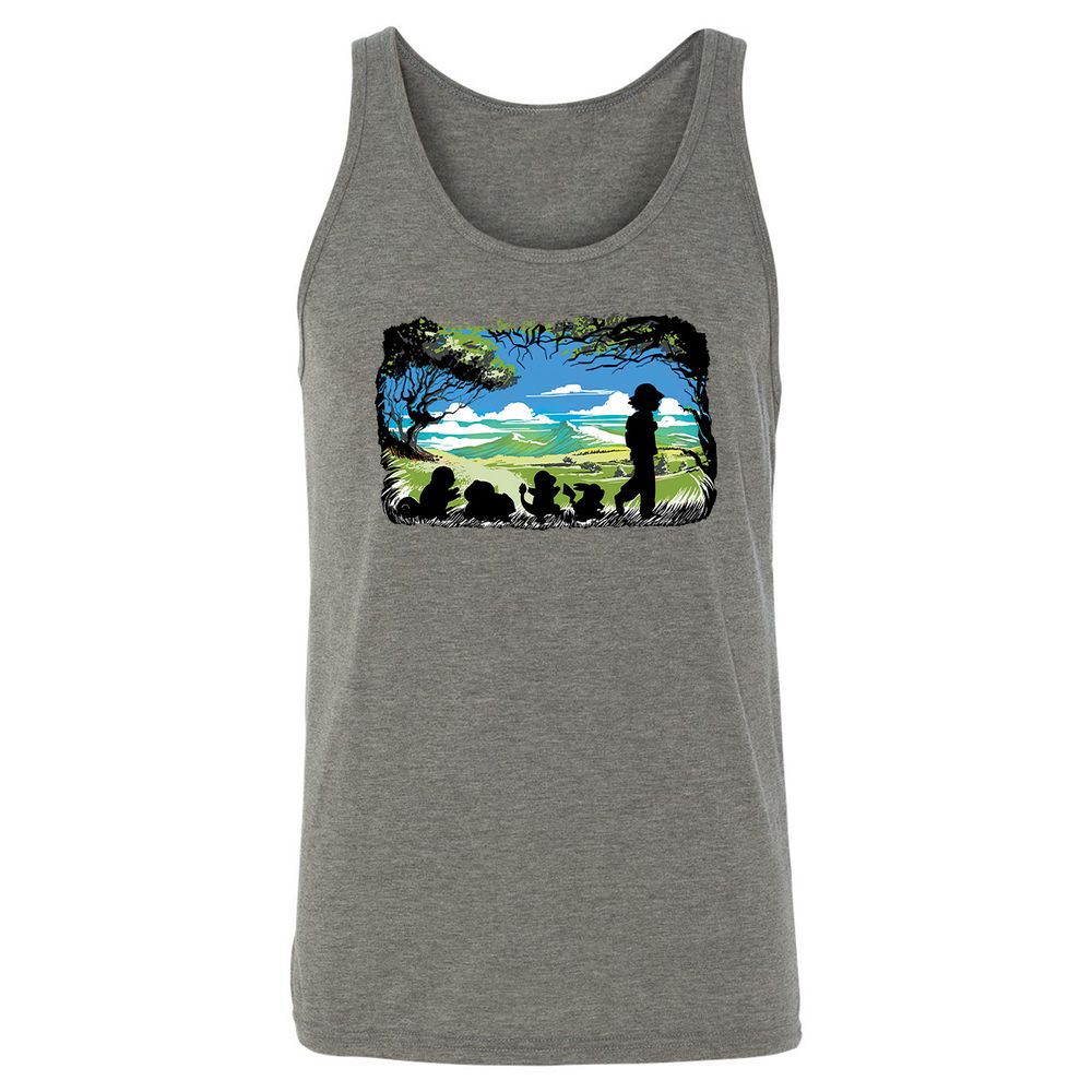 Unisex Jersey Tank - UAMY6EEK - Grey Triblend - 8