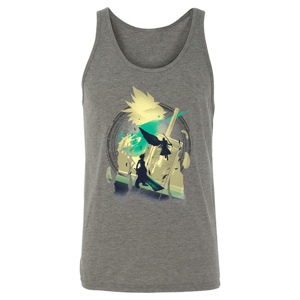 Unisex Jersey Tank - K57F978X - Grey Triblend - 8