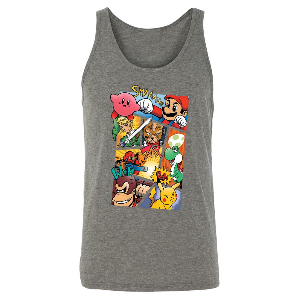 Unisex Jersey Tank - JSJ99E82 - Grey Triblend - 8