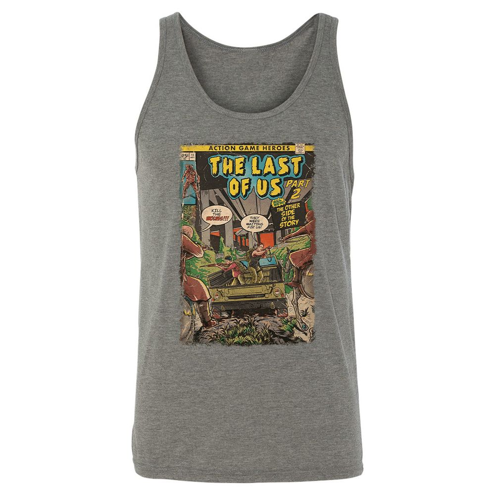 Unisex Jersey Tank - KLGN6QR1 - Grey Triblend - 8