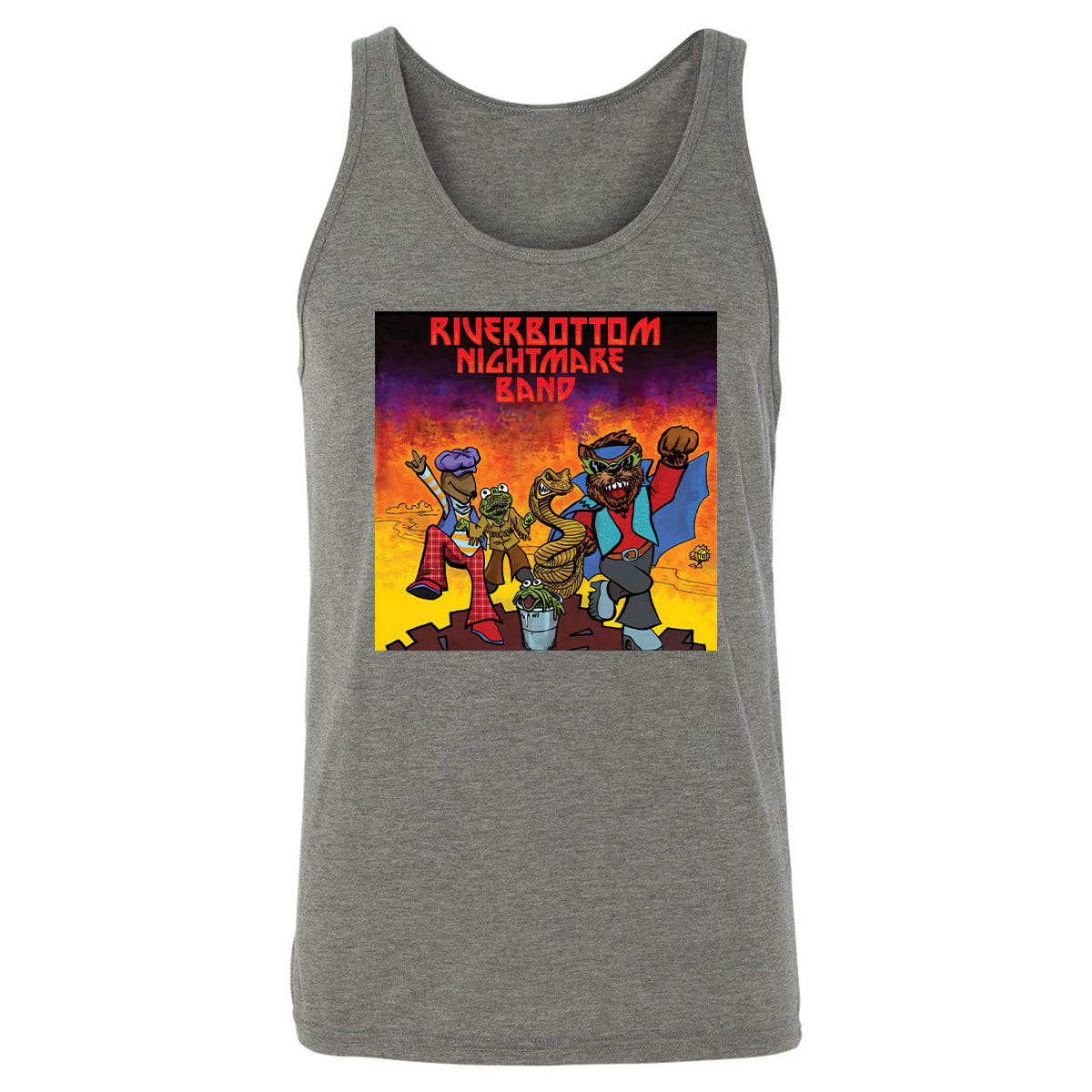 Unisex Jersey Tank - C973VP3C - Grey Triblend - 8