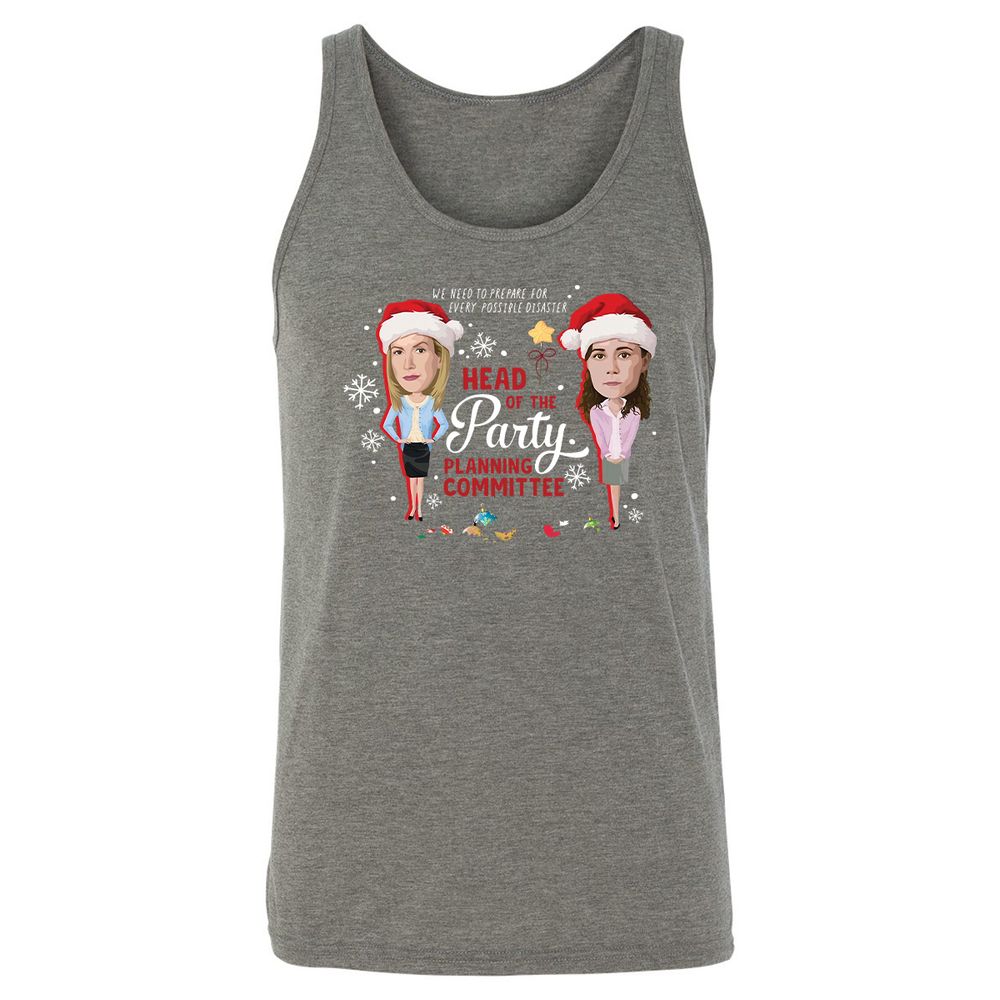 Head Of The Party Planning Committee Christmas - Grey Triblend - 8