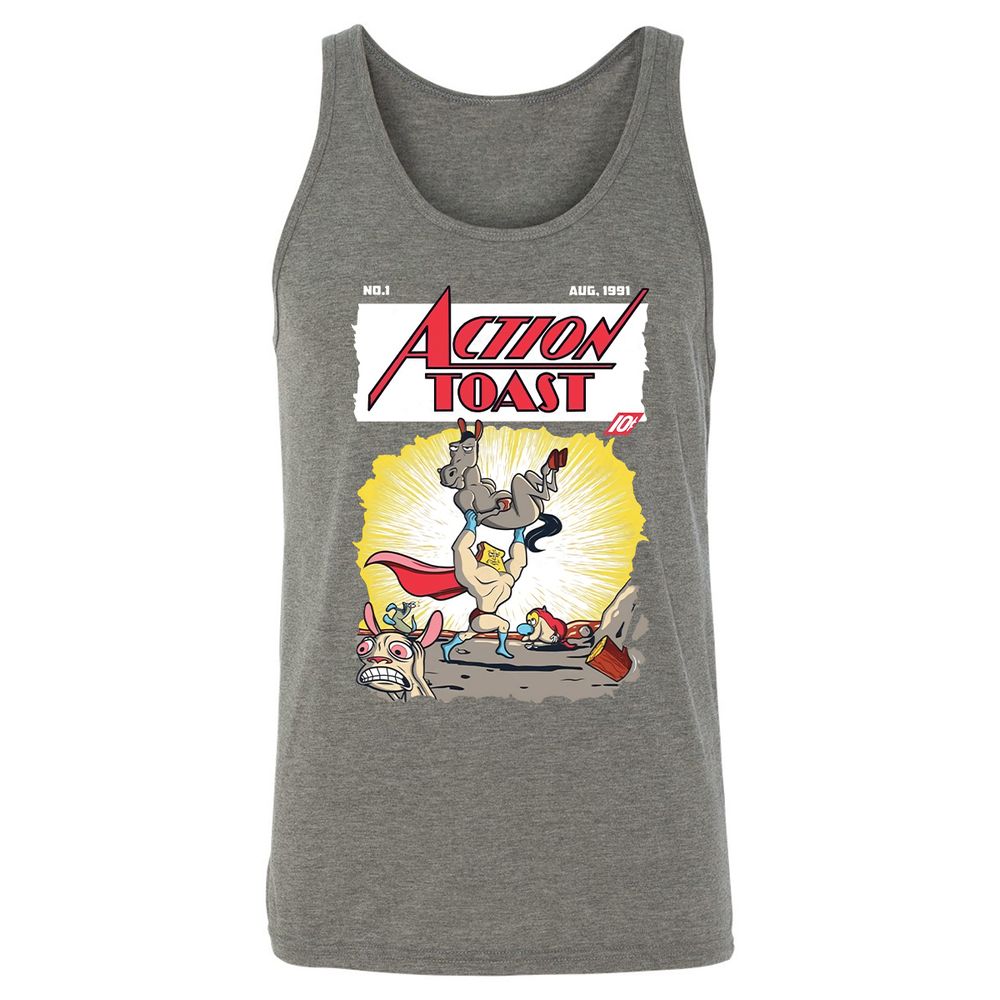 Unisex Jersey Tank - ANH9L1LE - Grey Triblend - 8
