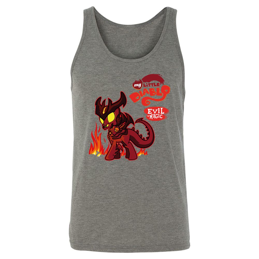 Unisex Jersey Tank - RTD53R49 - Grey Triblend - 8