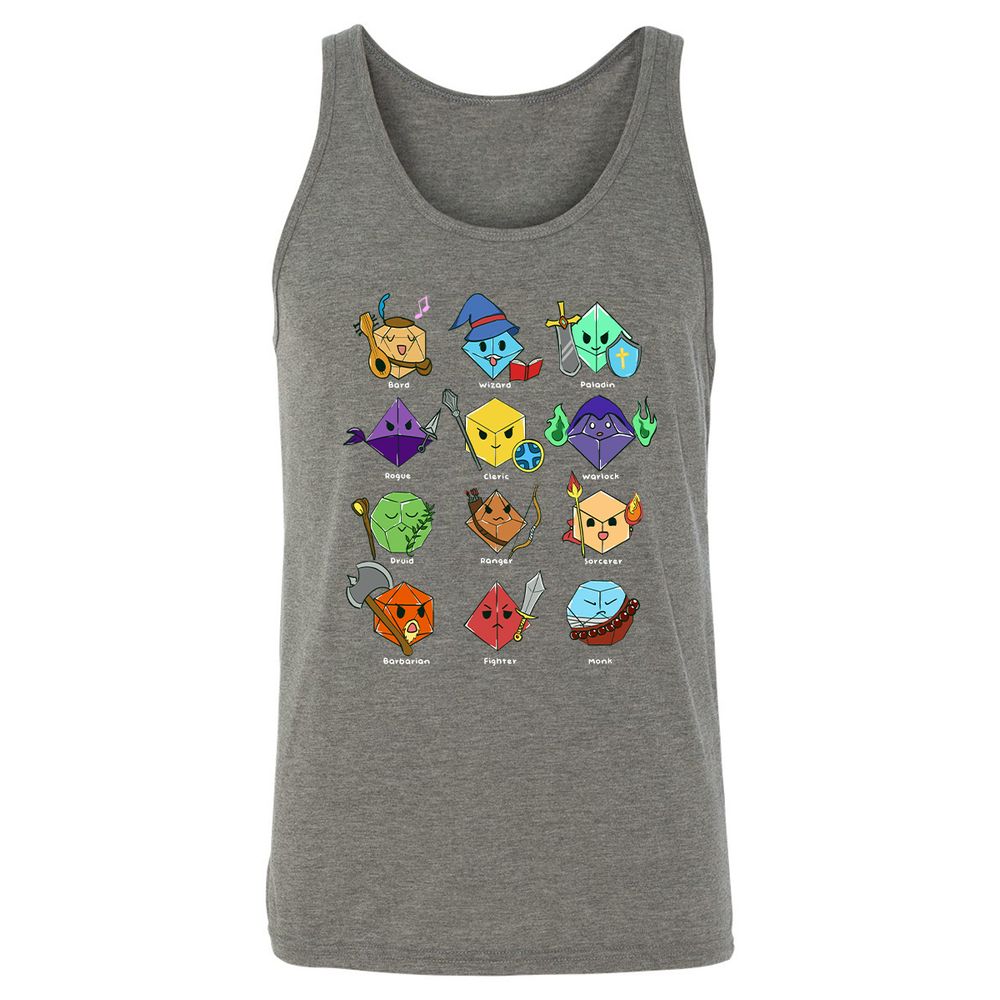 Unisex Jersey Tank - S38J2G6E - Grey Triblend - 8