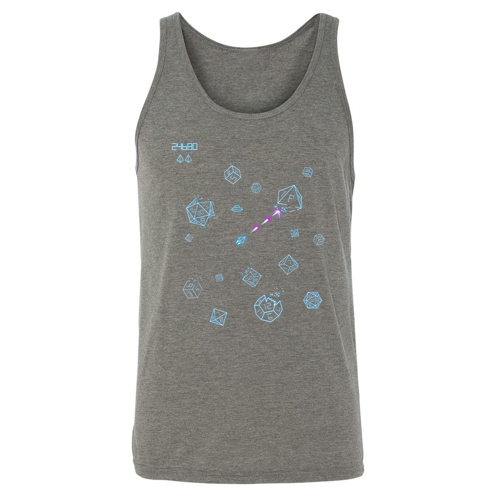 Unisex Jersey Tank - LU6EDDTW - Grey Triblend - 8