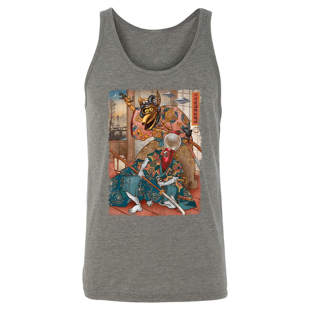 Unisex Jersey Tank - 5RGZLETR - Grey Triblend - 8