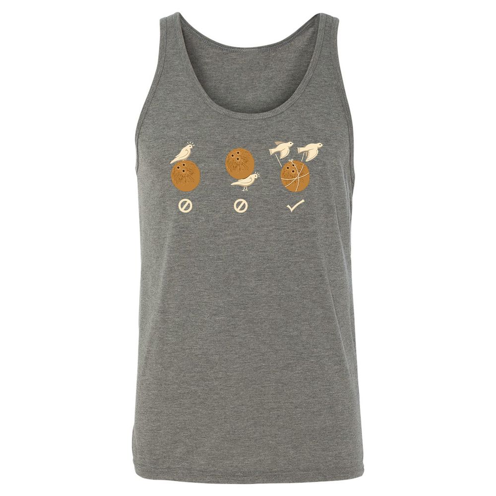 Unisex Jersey Tank - RSDV4GMW - Grey Triblend - 8
