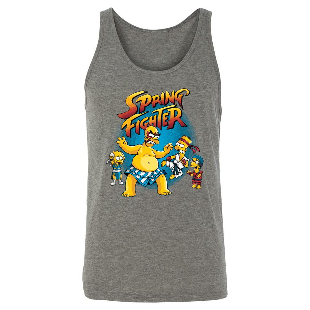 Unisex Jersey Tank - KV51P7XR - Grey Triblend - 8