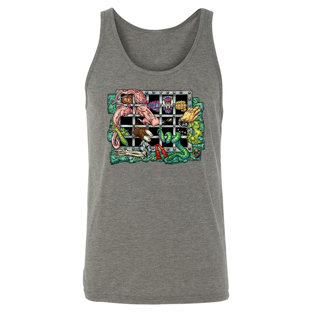 Unisex Jersey Tank - 4DWJ1735 - Grey Triblend - 8