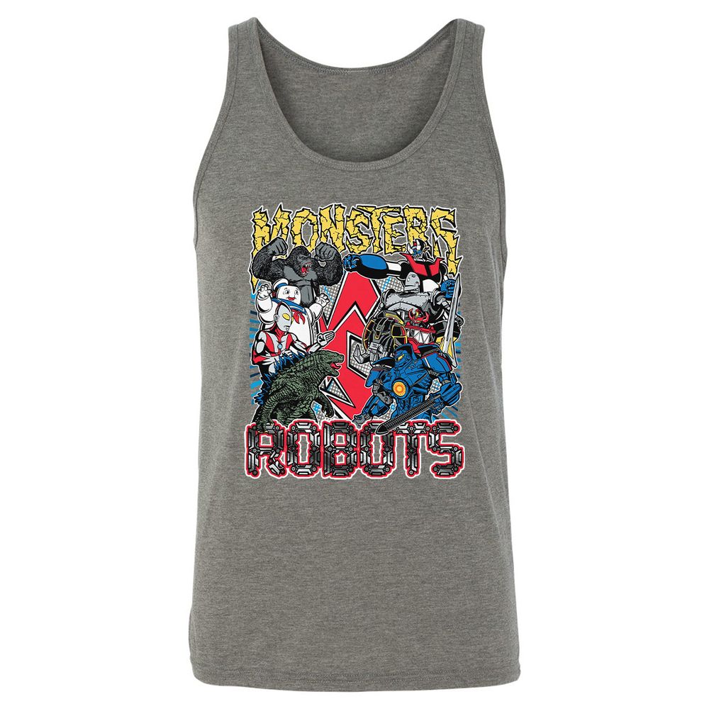 Unisex Jersey Tank - D1ZLQJF6 - Grey Triblend - 8