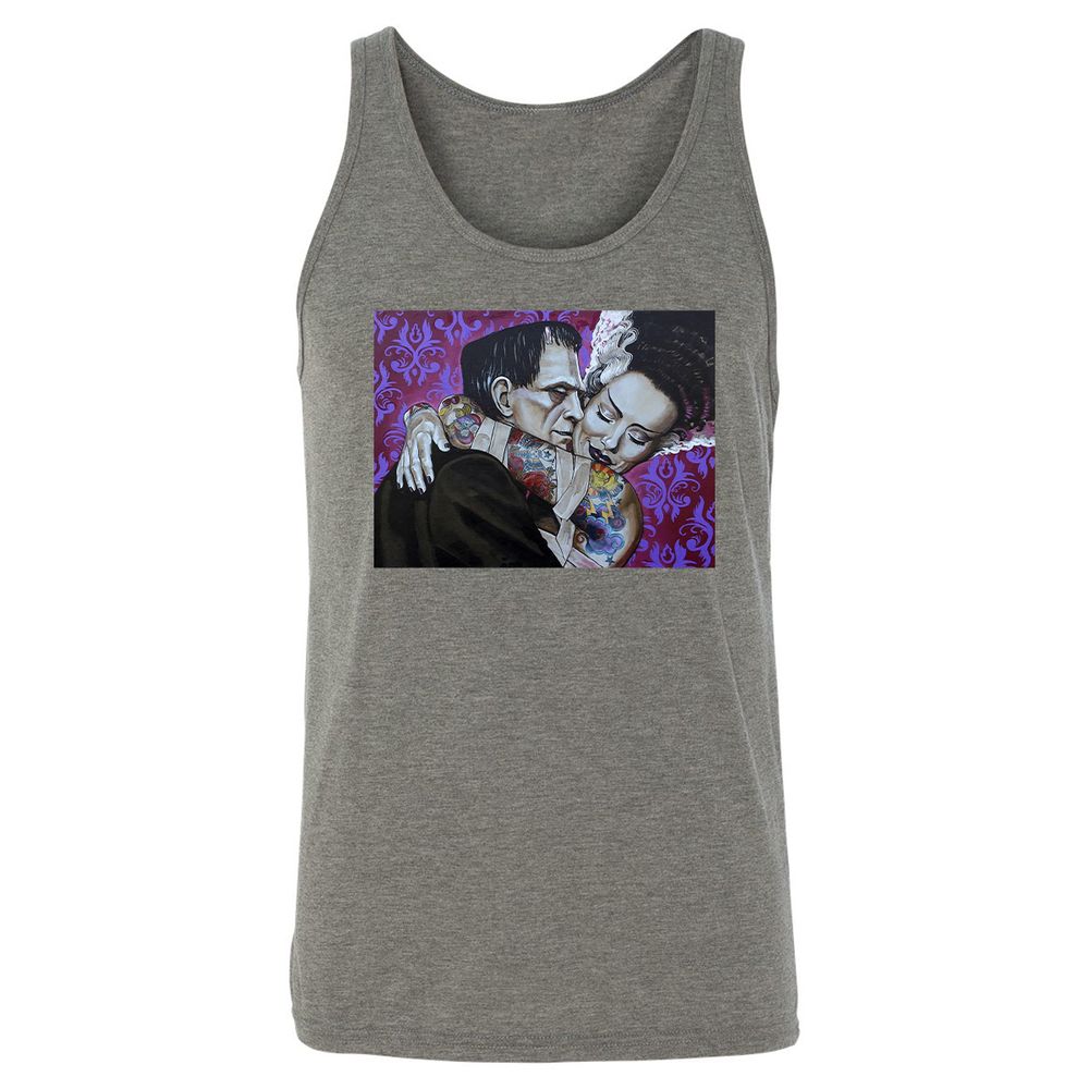 Unisex Jersey Tank - P7J1ZJ5F - Grey Triblend - 8