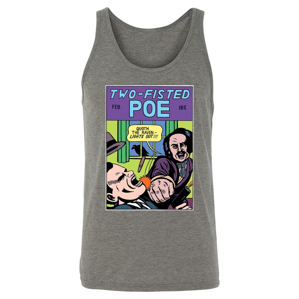 Unisex Jersey Tank - HZT8T9QM - Grey Triblend - 8