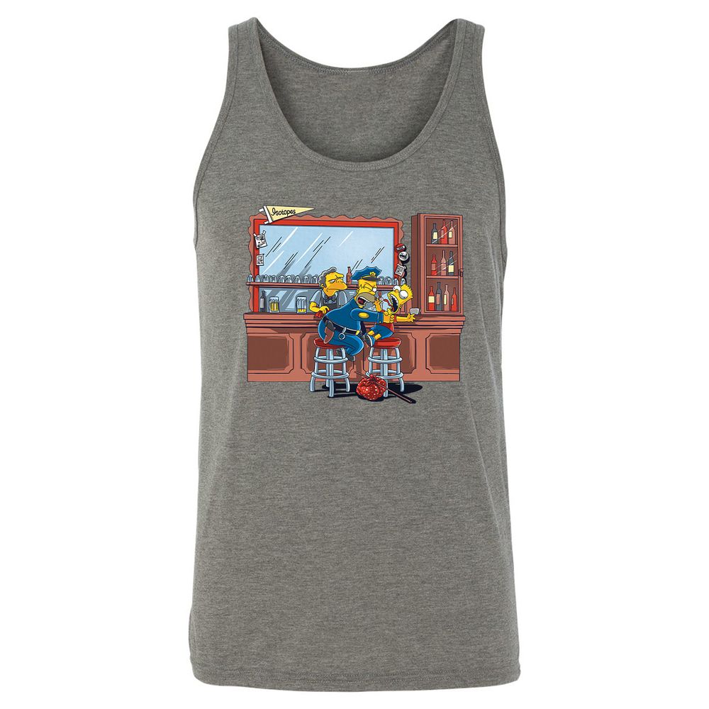Unisex Jersey Tank - H41D7AGV - Grey Triblend - 8