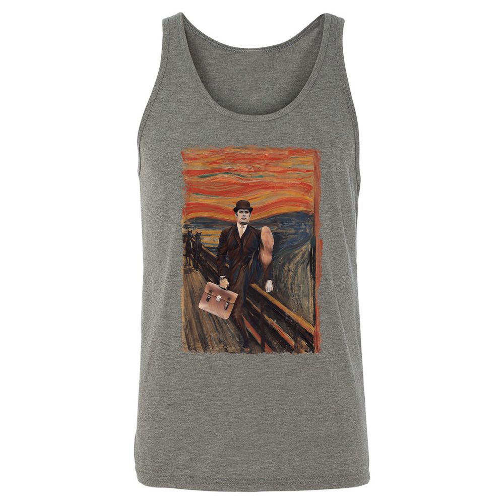 Unisex Jersey Tank - V7JVRZGF - Grey Triblend - 8