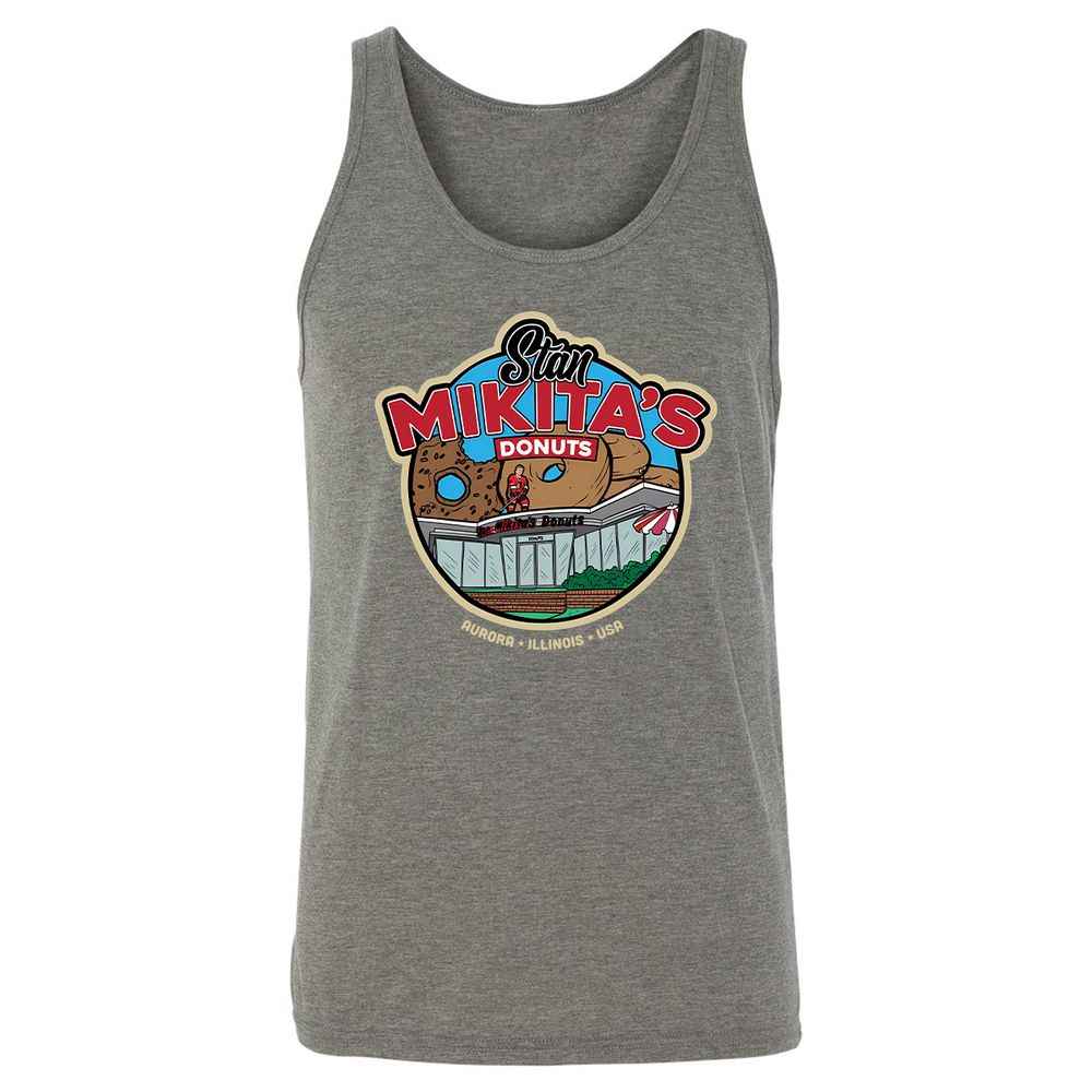 Unisex Jersey Tank - W7EVLSMB - Grey Triblend - 8