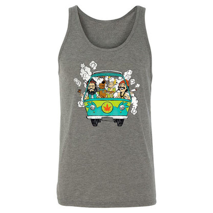 Unisex Jersey Tank - P4STY195 - Grey Triblend - 8