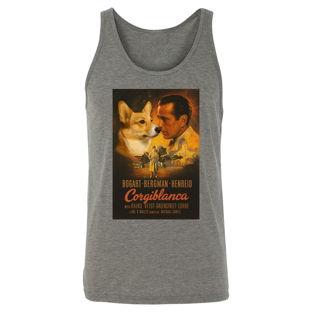 Unisex Jersey Tank - X5NH2W3L - Grey Triblend - 8