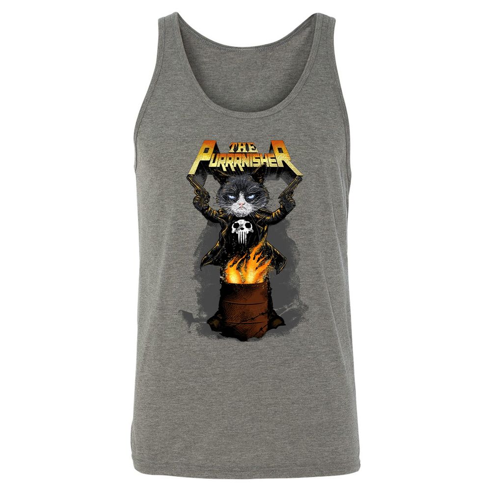 Unisex Jersey Tank - T8ZKYCPD - Grey Triblend - 8