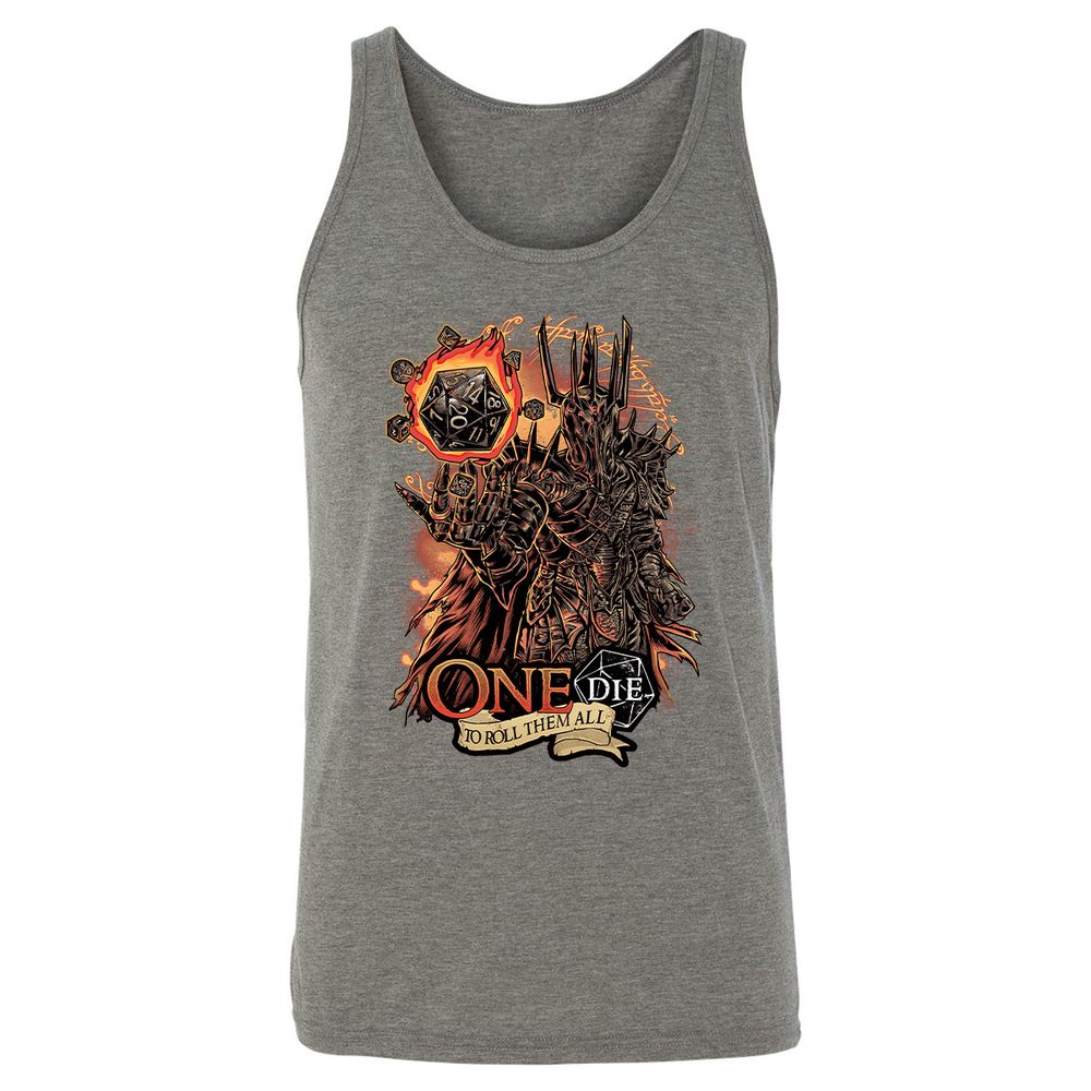 Unisex Jersey Tank - CUPZ5BB3 - Grey Triblend - 8