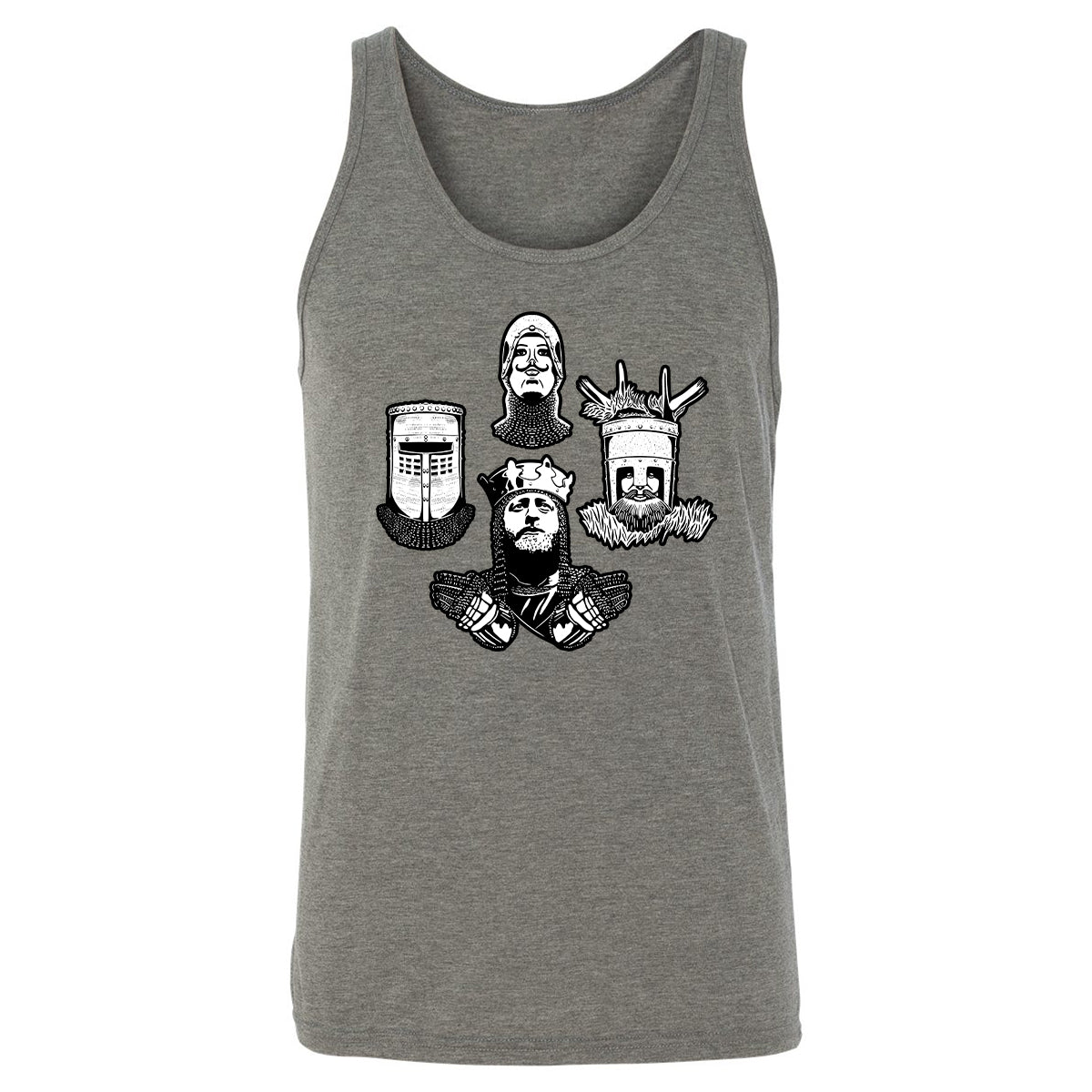 Unisex Jersey Tank - FLWDU4DK - Grey Triblend - 8