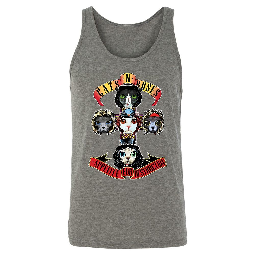 Guns N Roses - Grey Triblend - 8