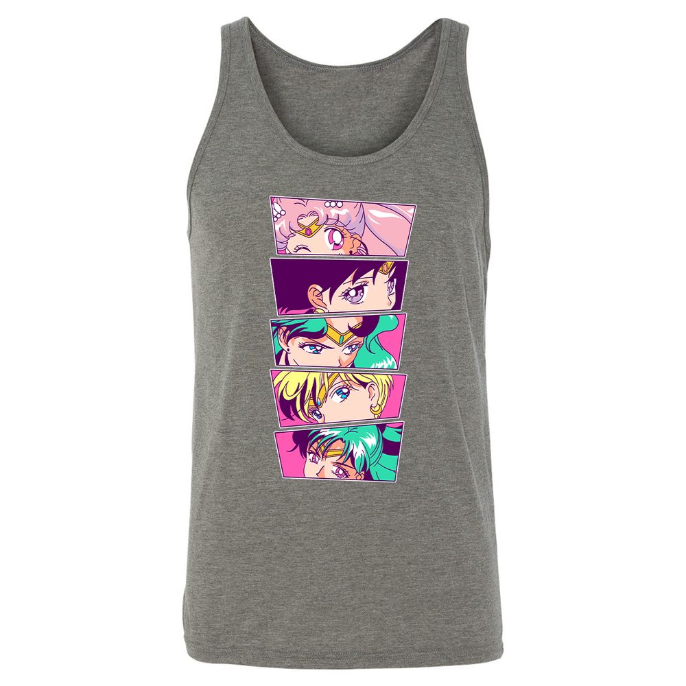 Unisex Jersey Tank - L93PG7ZF - Grey Triblend - 8