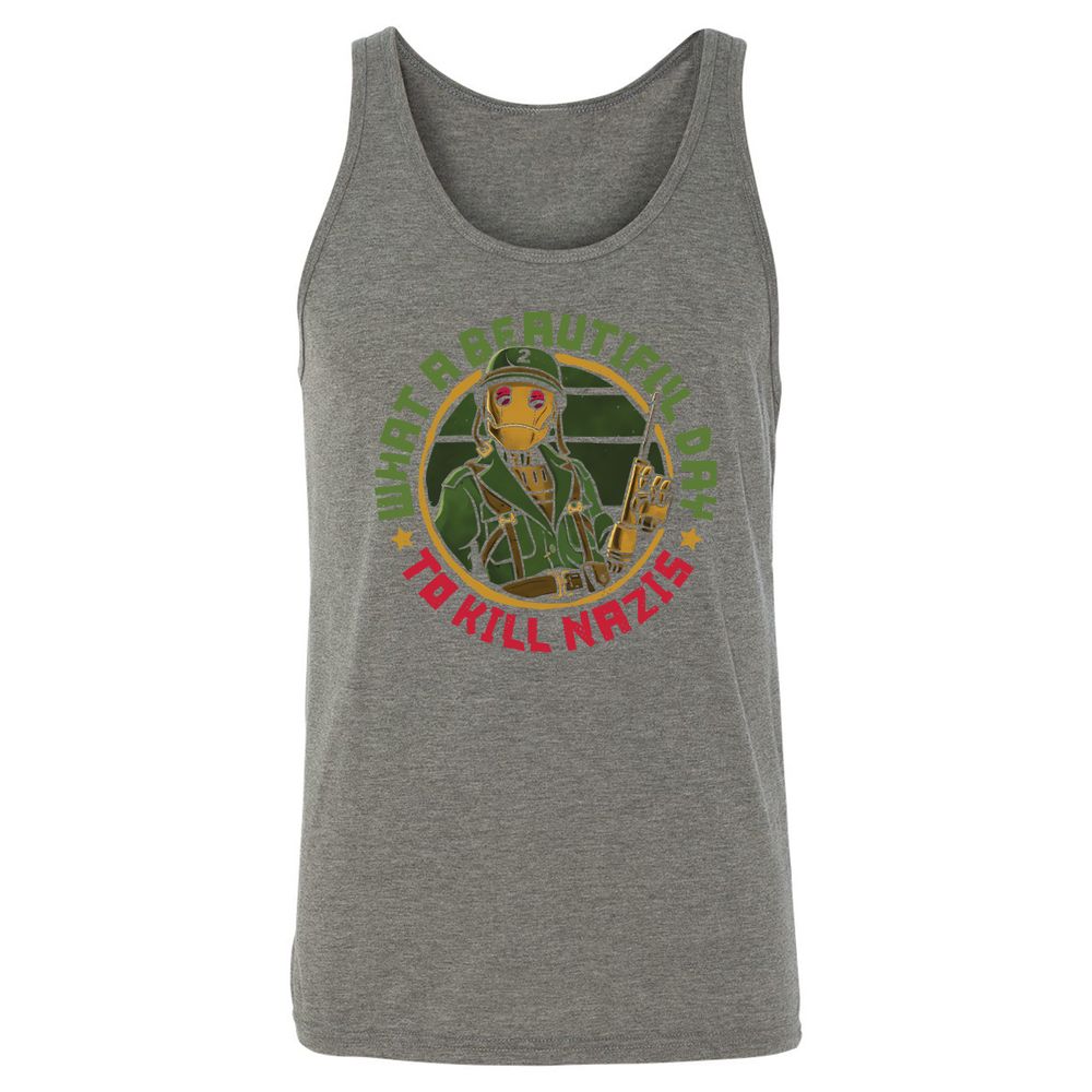 Unisex Jersey Tank - CTDDAY44 - Grey Triblend - 8